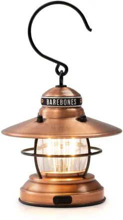 Barebones Mini Edison Lantern -Chaise De Camping barebones mini edison lantern copper copper 1