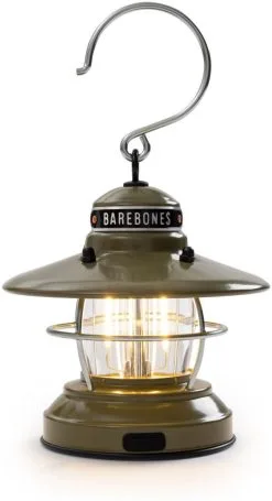 Barebones Mini Edison Lantern -Chaise De Camping barebones mini edison lantern olive olive 1