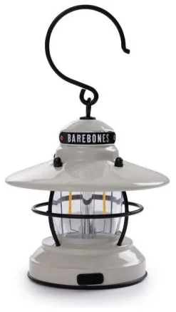 Barebones Mini Edison Lantern -Chaise De Camping barebones mini edison lantern vintage white vintage white 0