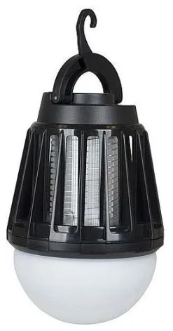 Bo-Camp Insectenlamp - Atom - Waterproof Black -Chaise De Camping bo camp insectenlamp atom waterproof black 1