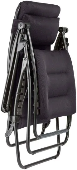 Lafuma RSX Clip AirComfort 9 Lafuma RSX Clip AirComfort -Chaise De Camping lafuma rsx clip aircomfort acier frame black acier frame black 1